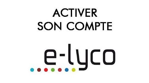 Création des comptes e-lyco.