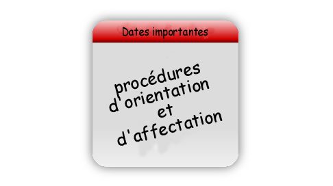 Découvrez les dates importantes liées à l’orientation et à l’affectation.